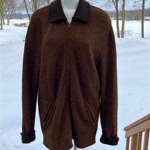 Jones NY Merino wool sweater jacket M-L